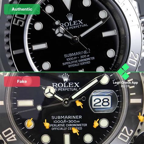 spotting a fake rolex submariner|rolex submariner clone watch.